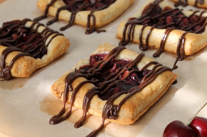Chocolate Cherry Tarts