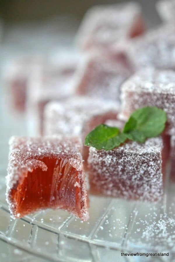 All Natural Homemade Pomegranate Gumdrops by theviewfromgreatisland.com