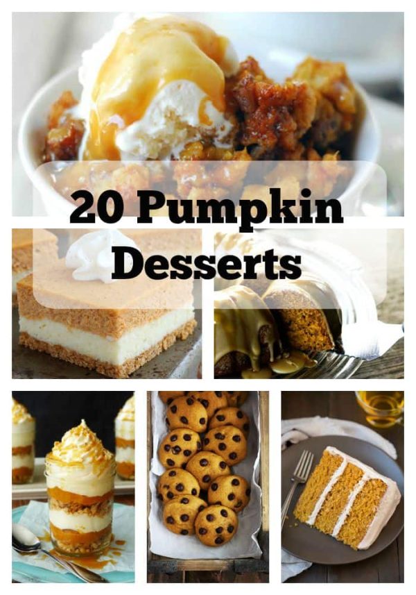 20 Pumpkin Desserts 