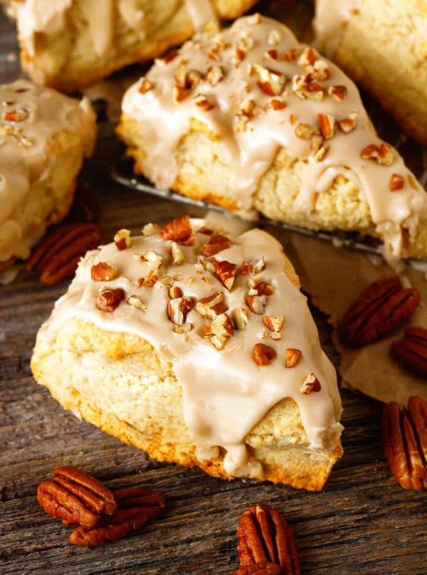 Maple Nut Scones by deliciouslyyum.com