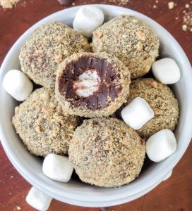 S'mores Truffles - Bite-sized s'mores heaven!