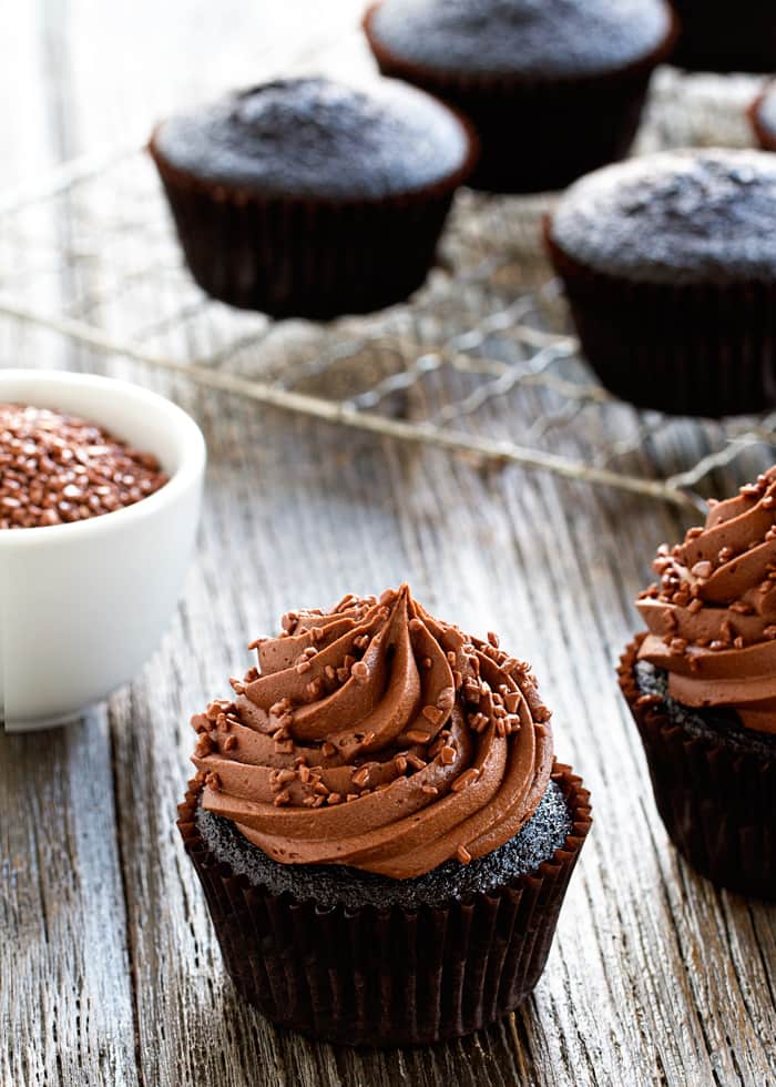 Double Chocolate Cupcakes Chocolate Chocolate And More