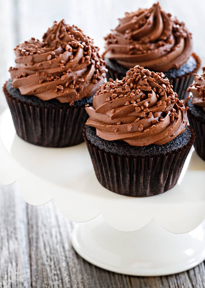 Double chocolate cupcakes - Chocolate Chocolate and More!