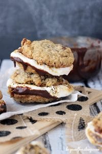 Bourbon Bacon S'mores Cookies