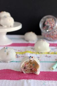 Funfetti cookie dough Truffles