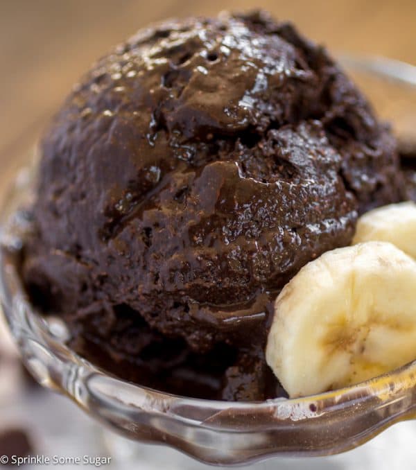 Dark Chocolate Banana Ice Cream