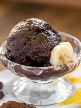 Dark Chocolate Banana Ice Cream