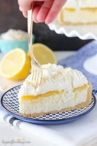 No-Bake Lemon Macaroon Cheesecake