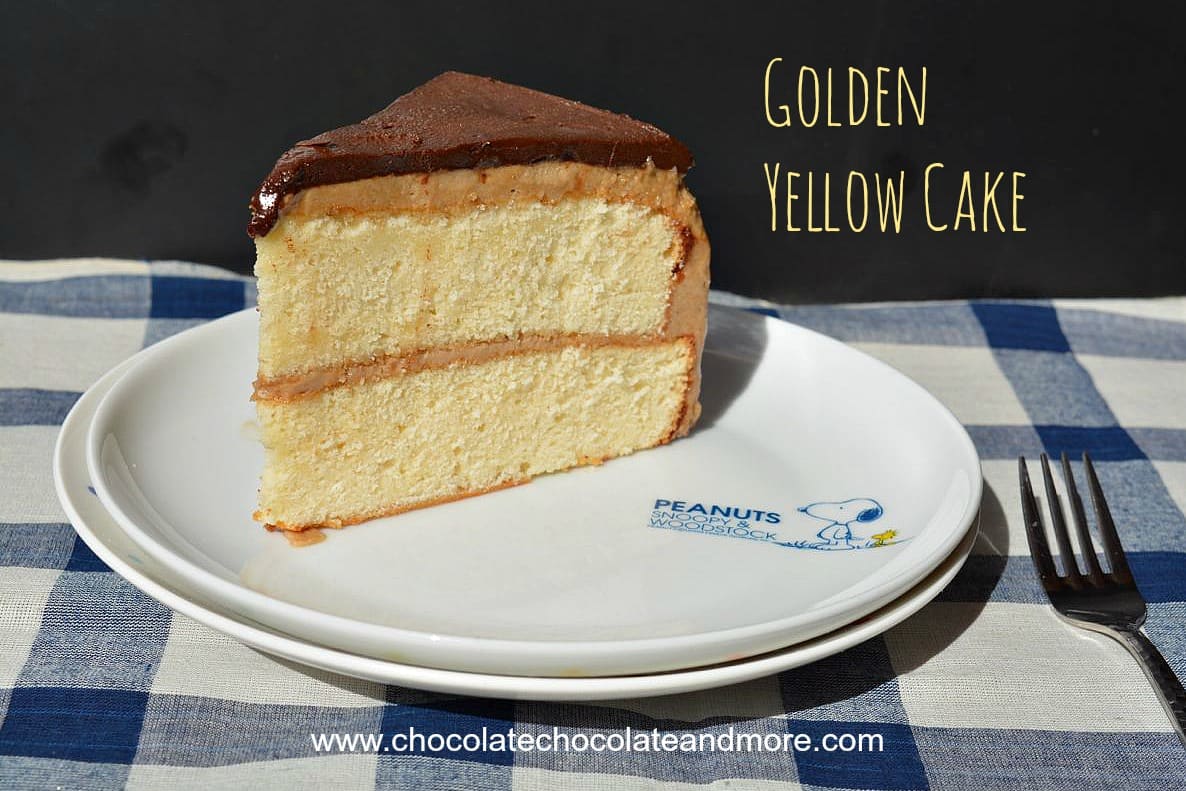 Yellow Cake with Chocolate Frosting | Recipe in 2023 | Chocolate frosting,  Broma bakery, Yellow cake