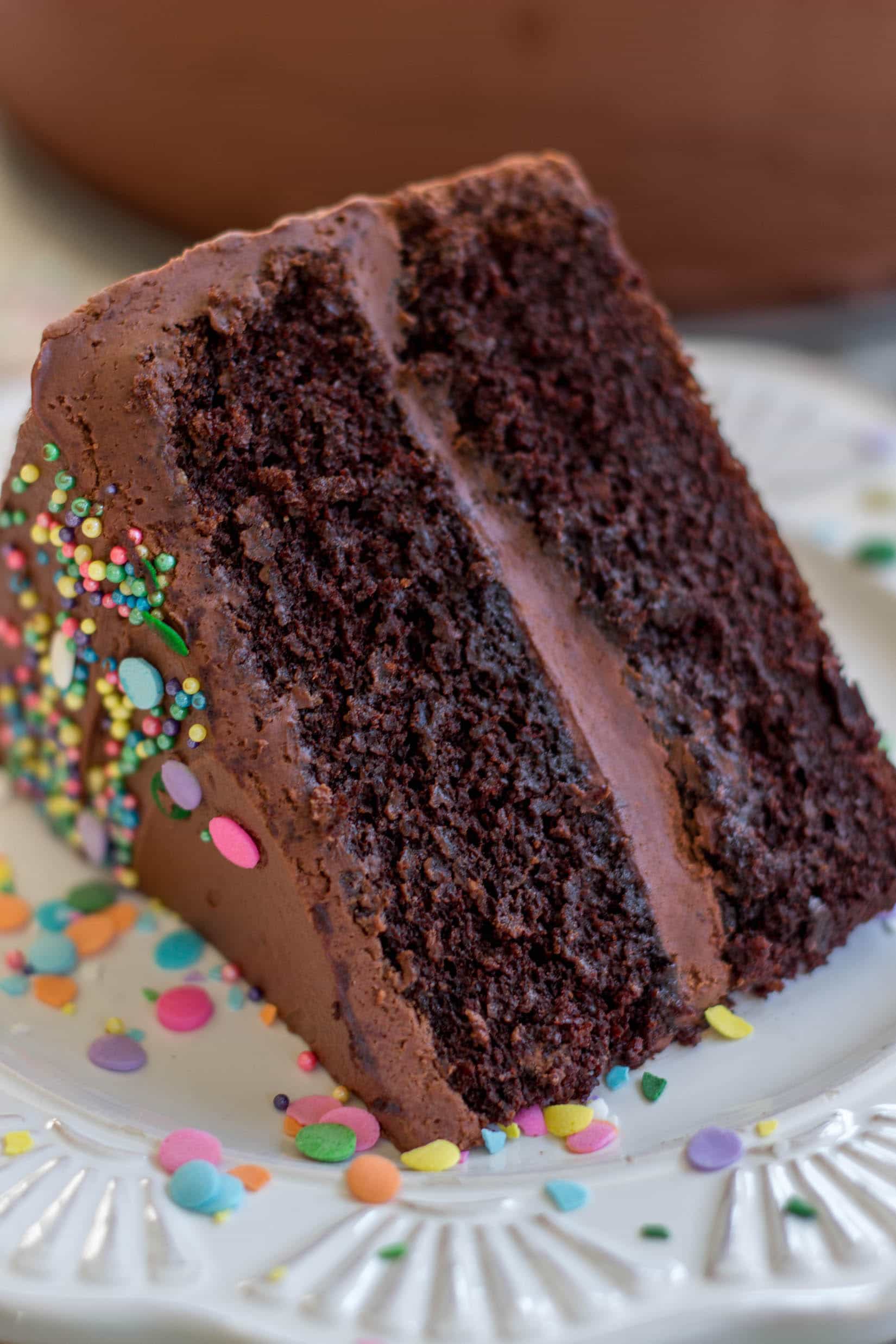 Amazing Chocolate Layer Cake - A super moist, rich and decadent ...