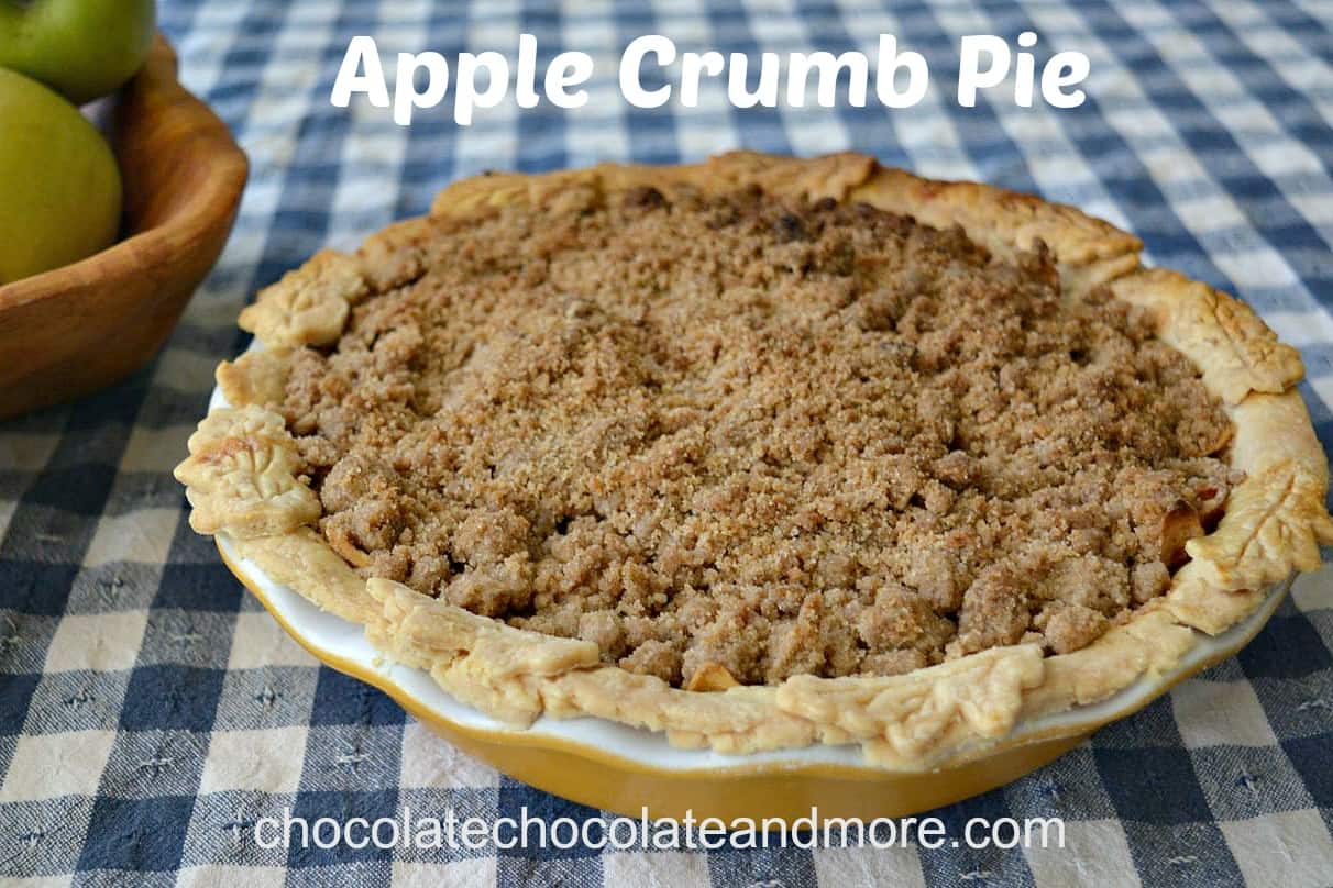 Apple Crumb Pie Whole applecrubpiewholeed