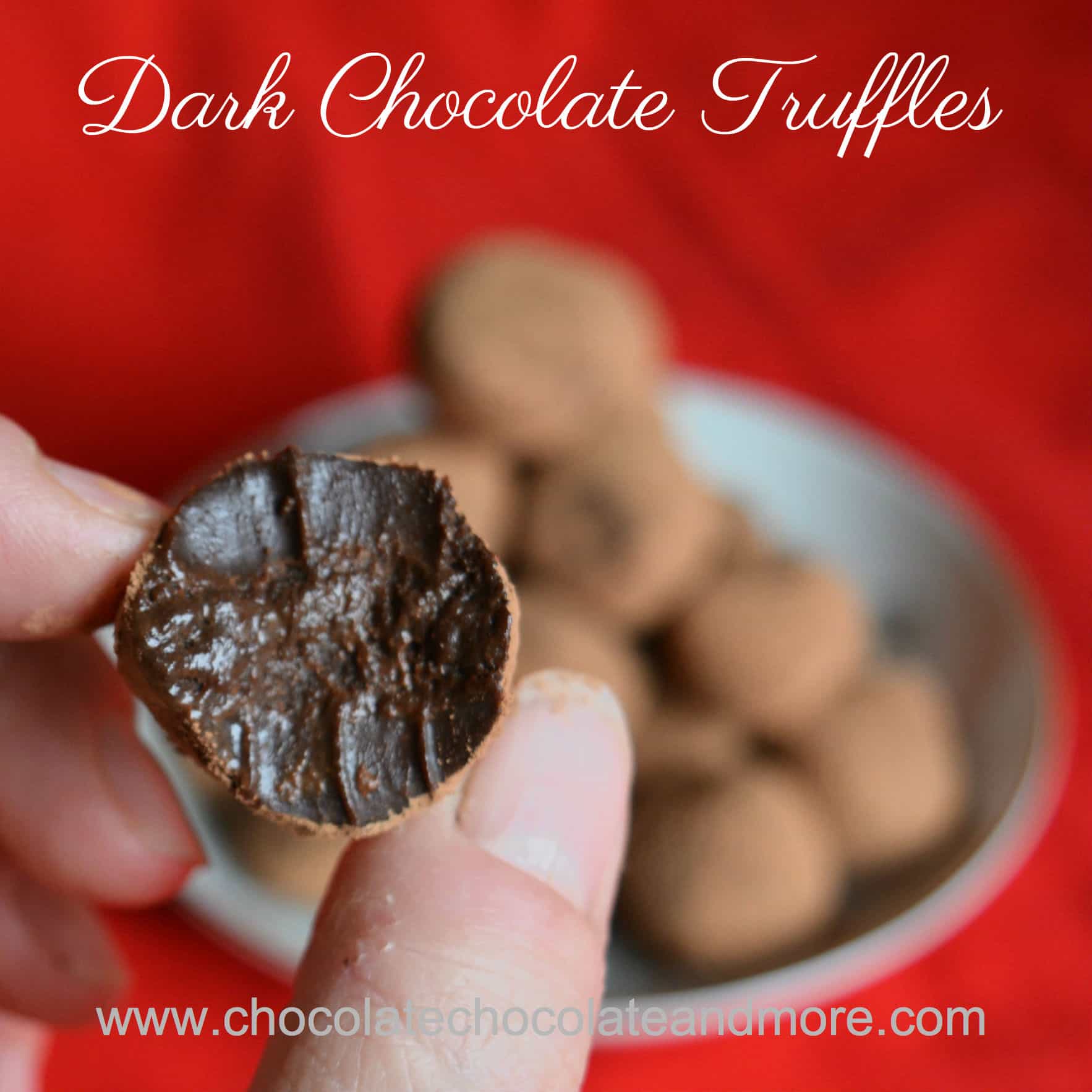 Dark Chocolate Truffles Chocolate Chocolate And More