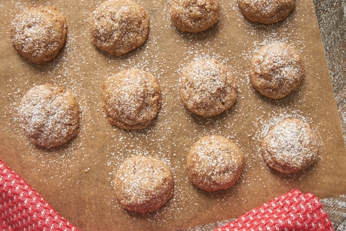Toffee Pecan Snowdrop Cookies