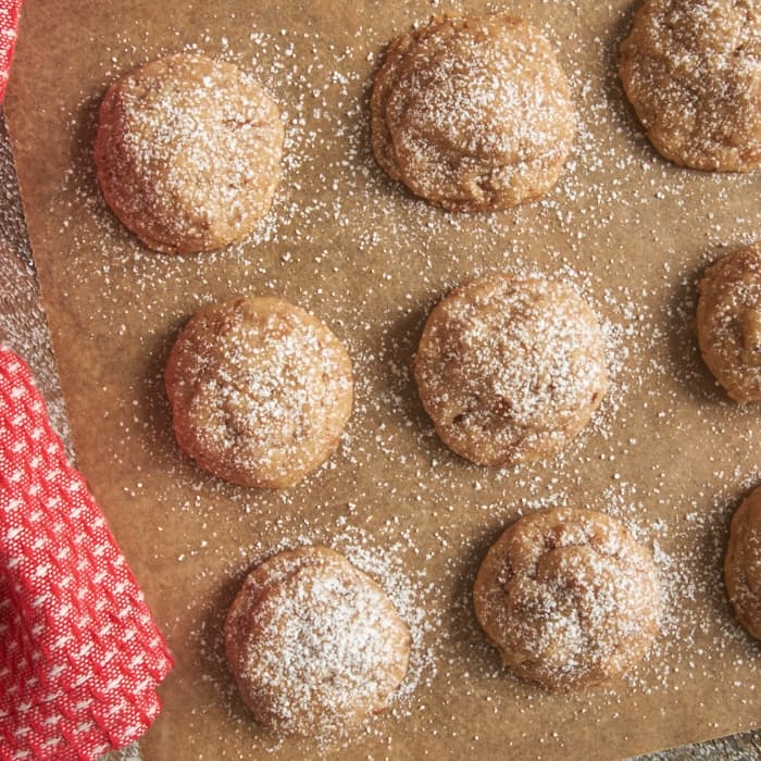 Toffee Pecan Snowdrop Cookies
