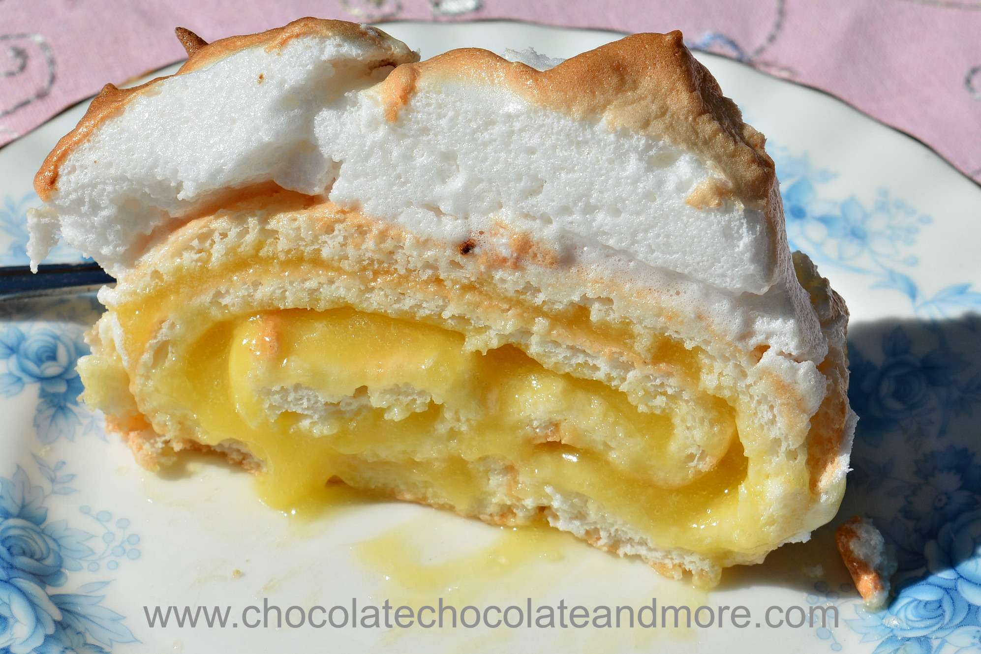 Lemon Meringue Cake Roll Chocolate Chocolate and More!