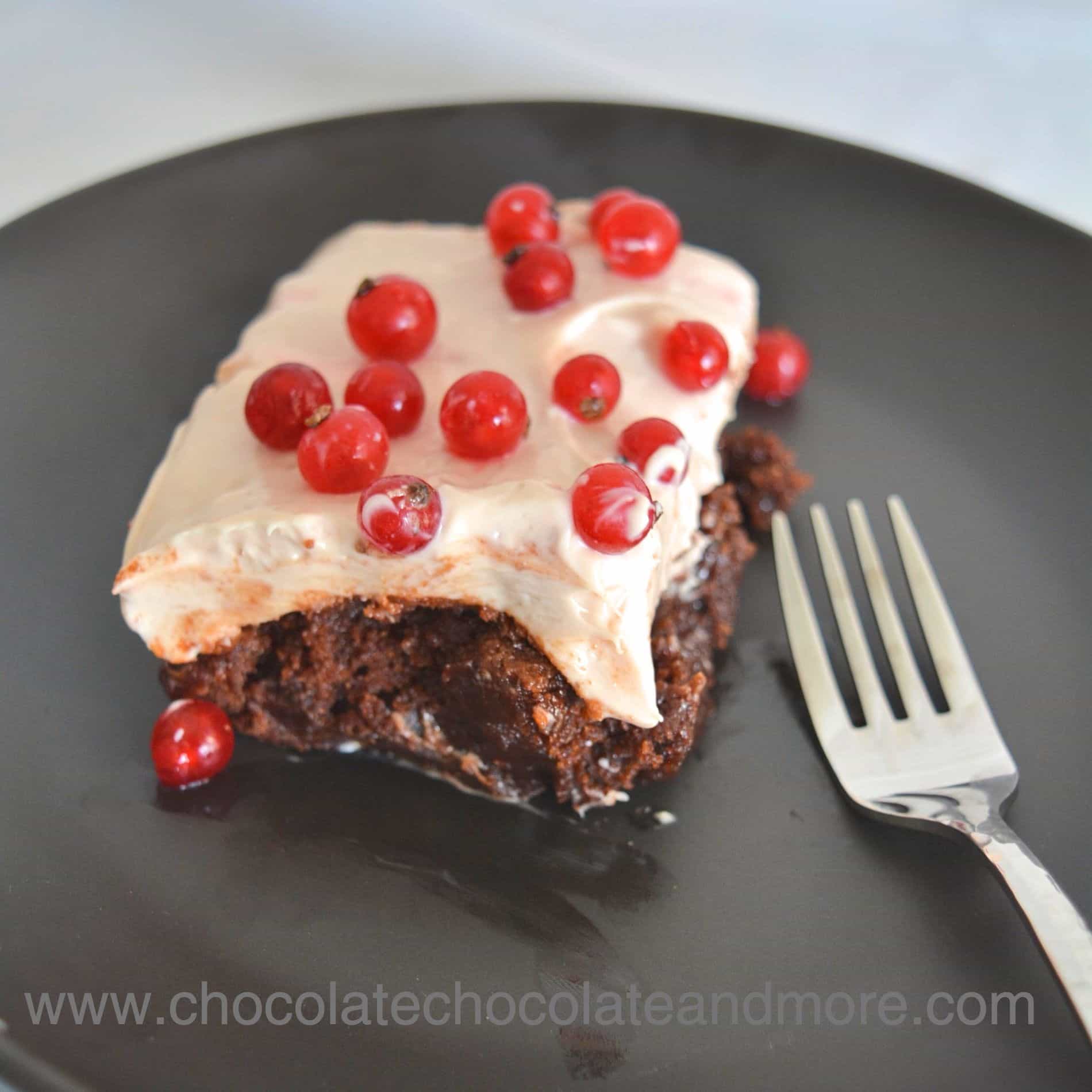 Red Currant Cream Cheese Brownies Chocolate Chocolate And More