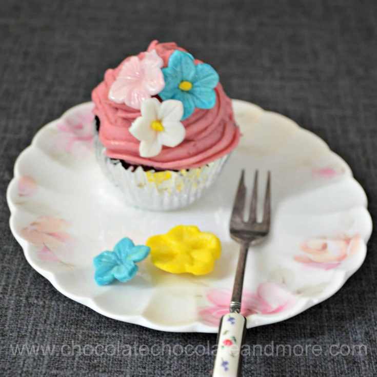 Purple Velvet Cupcakes
