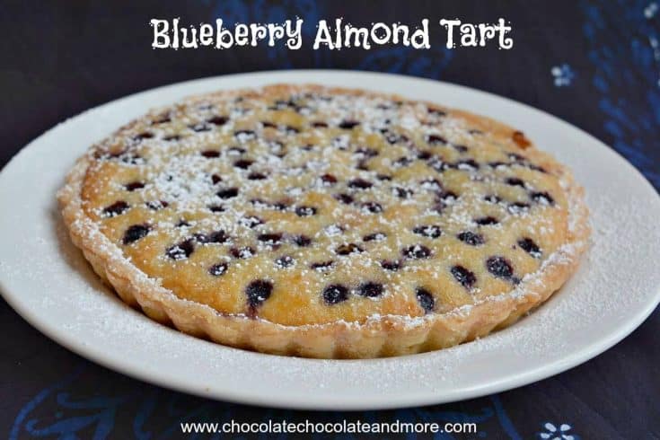 Blueberry Almond Tart