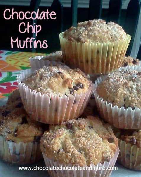 Chocolate Chip Muffins and best friends