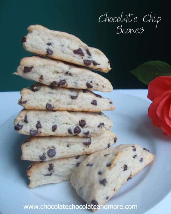 Scones with chocolate chips