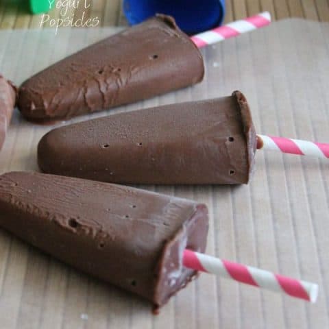 Chocolate Yogurt Popsicles-image