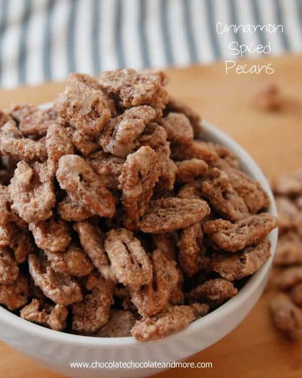 Cinnamon Spiced Pecans