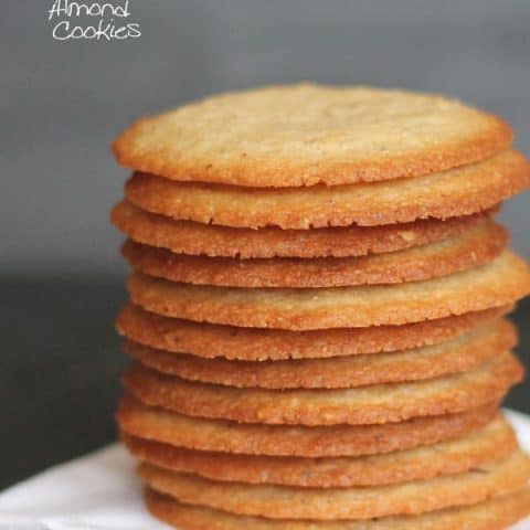 Crisp Almond Cookies-image
