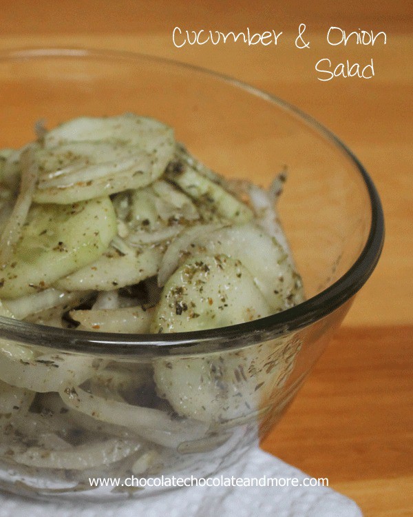 Cucumber and Onion Salad
