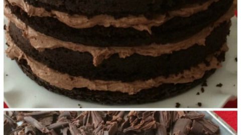 Chocolate Devil's Food Cake with Ganache Frosting - Oh Sweet Day! Blog