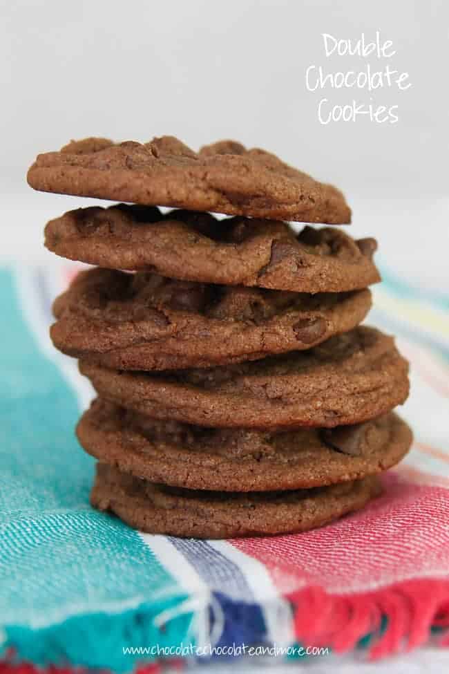 Double Chocolate Nutella Cookies