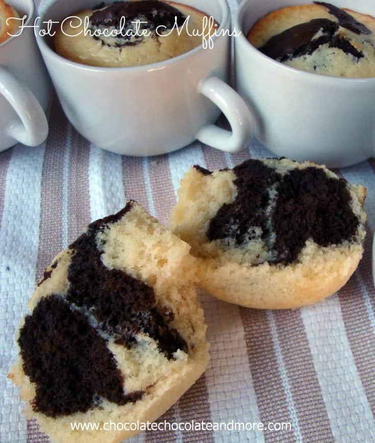 Hot Chocolate Muffins