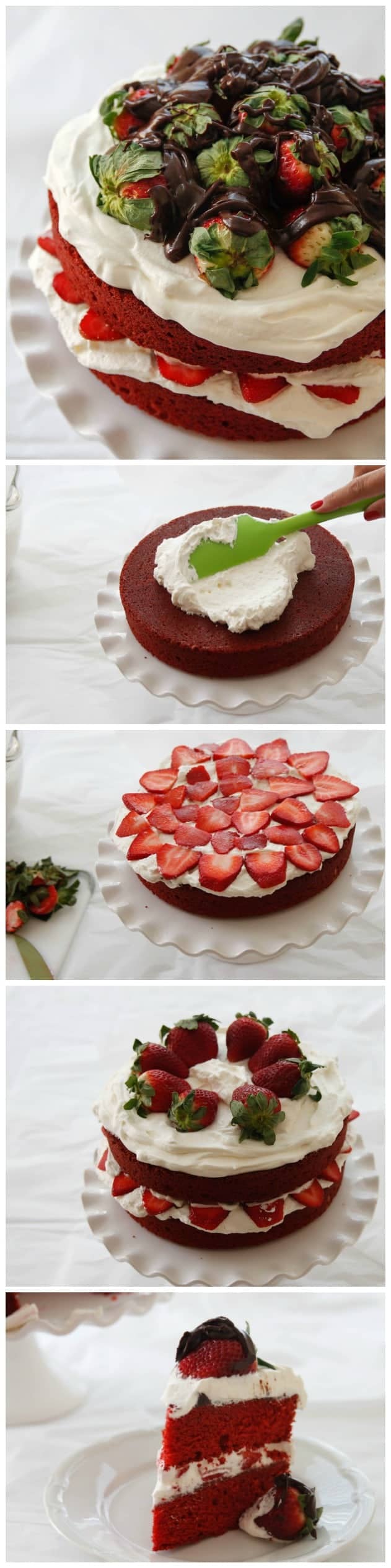 Red Velvet Strawberry Shortcake