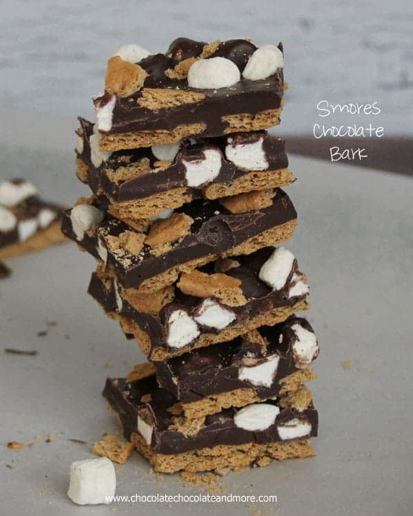 Smores Chocolate Bark Candy - Chocolate Chocolate and More!