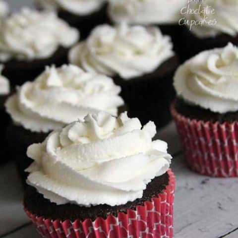 Special Dark Chocolate Cupcakes-image