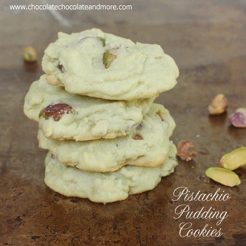 Salted Pistachio Pudding Cookies