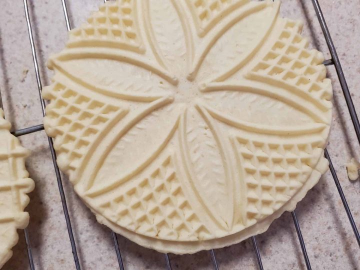 pizzelles sticking to iron