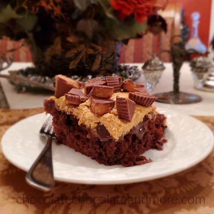 Triple Frosted Peanut Butter Cup Cake-image
