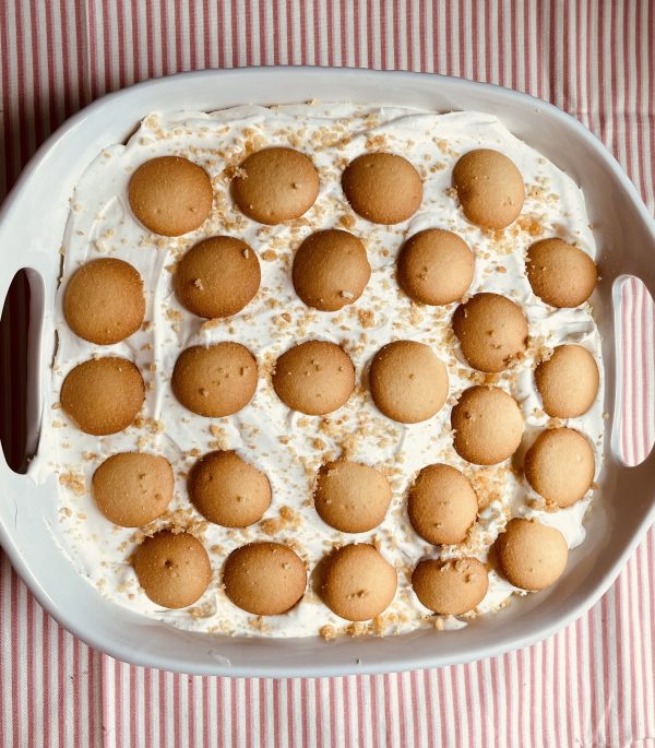 The finished Banana Pudding Bars