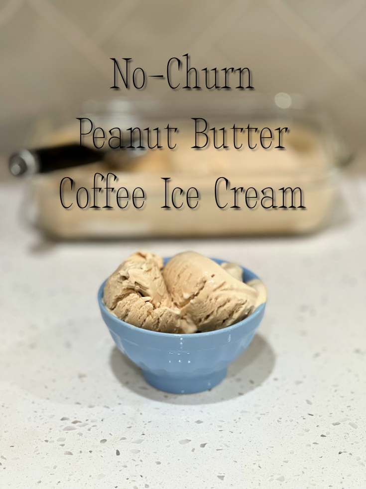 No-Churn Peanut Butter Coffee Ice Cream