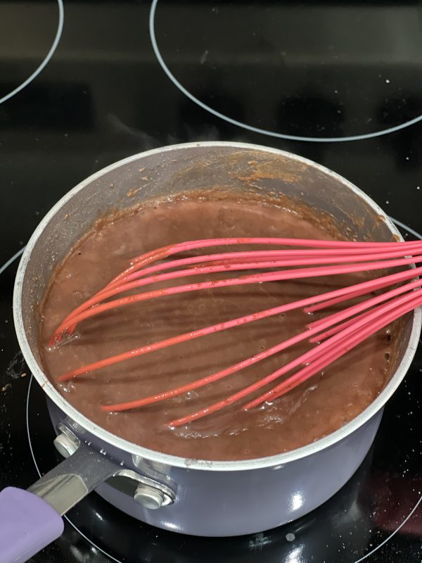 Chocolate Gravy Covered Buttermilk Biscuits chocolate gravy