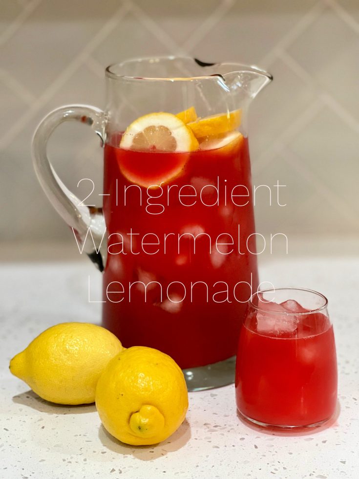 2-Ingredient Watermelon Lemonade