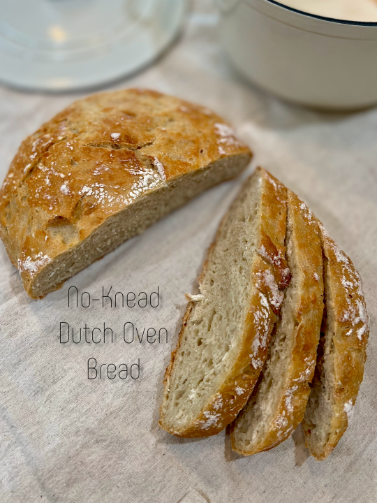 Dutch Oven Bread (No Knead) - Chef Tariq - Food Blog