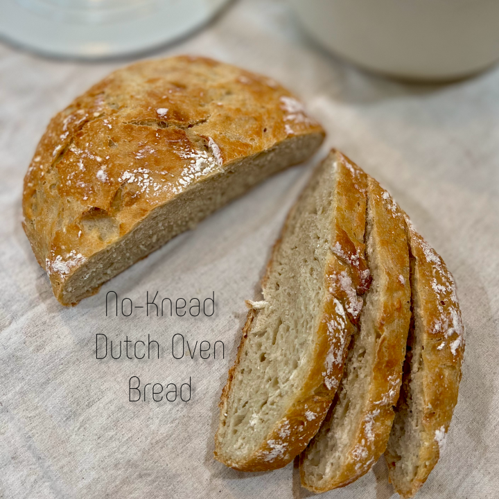 No Knead Dutch Oven Bread • The Healthy Foodie