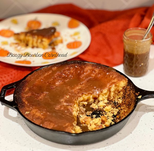 Boozy Bourbon Cornbread 