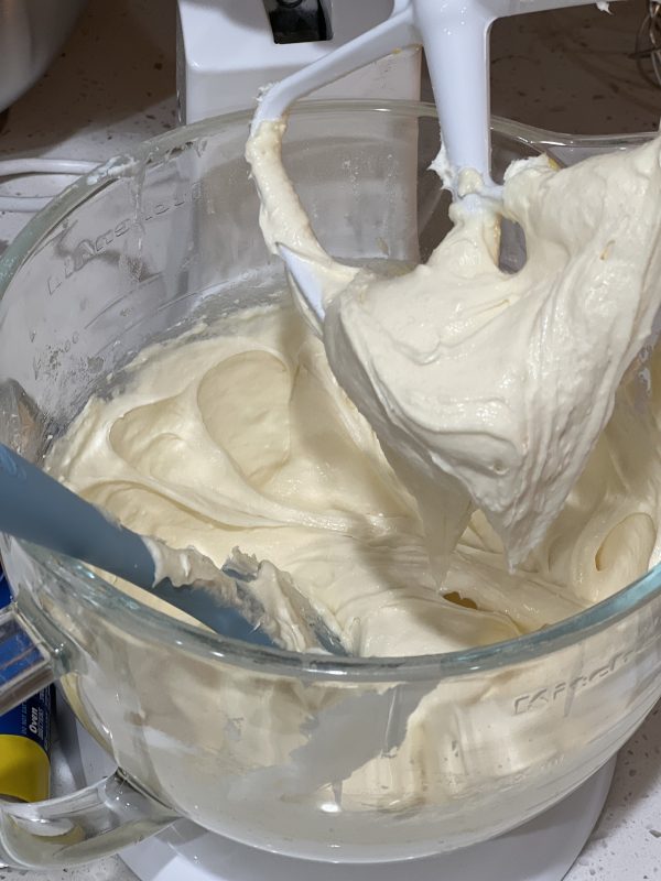 the filling for the Sugar Cream Crescent Pie