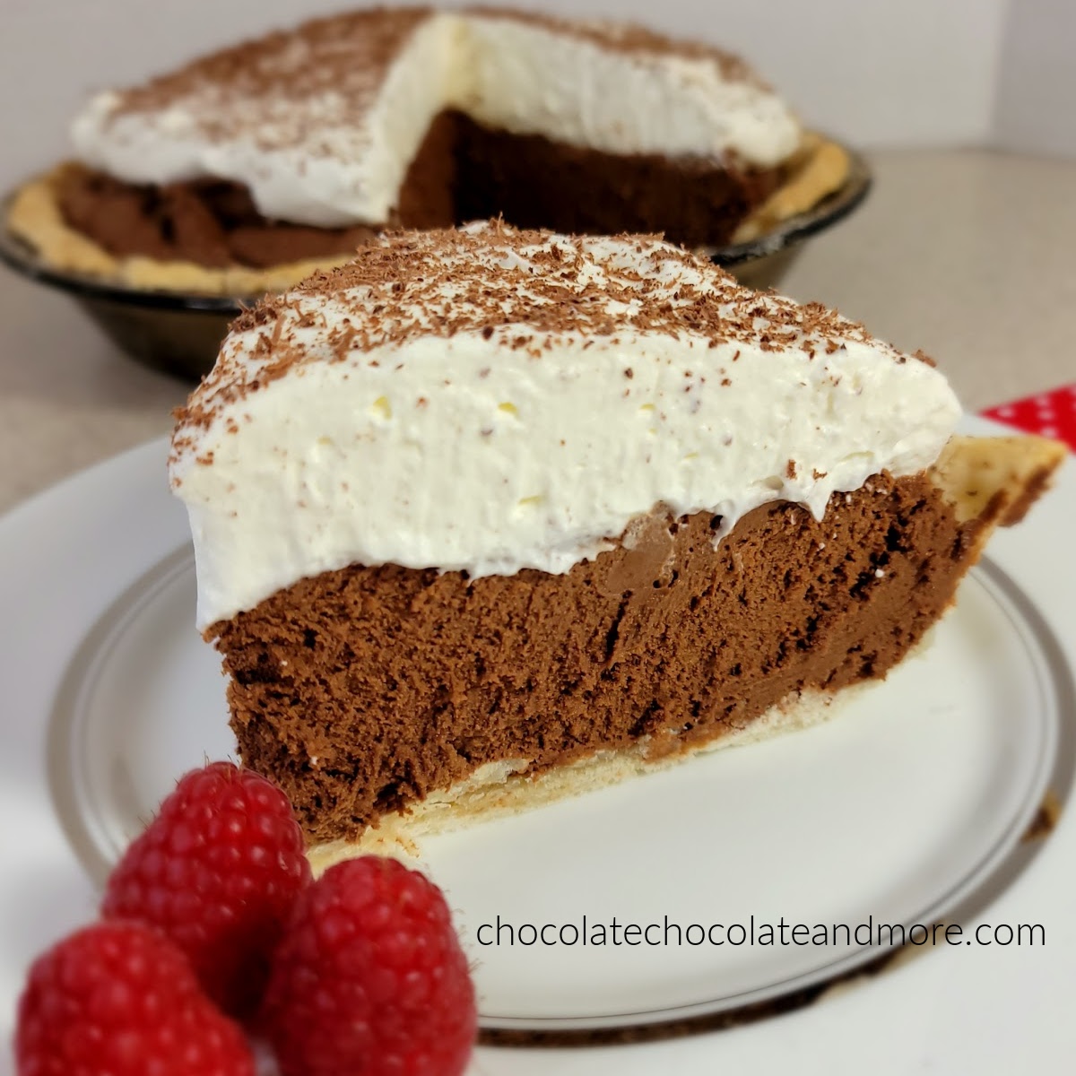 French Silk Pie via @chocolatemore