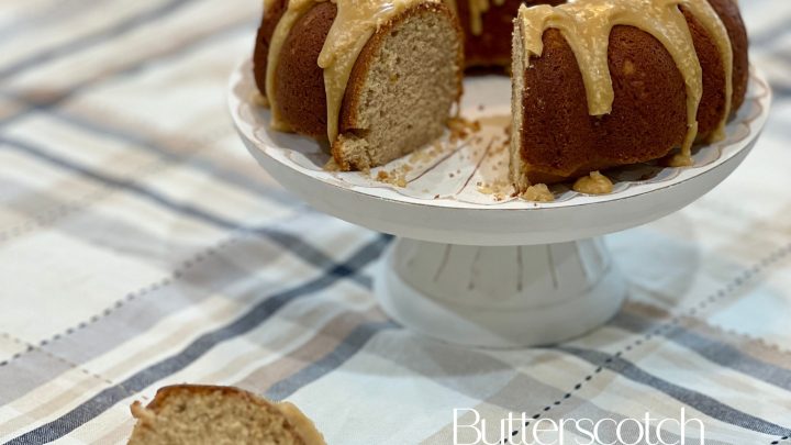 Butterscotch Cake With Chocolate Bourbon Glaze Recipe | The Feedfeed