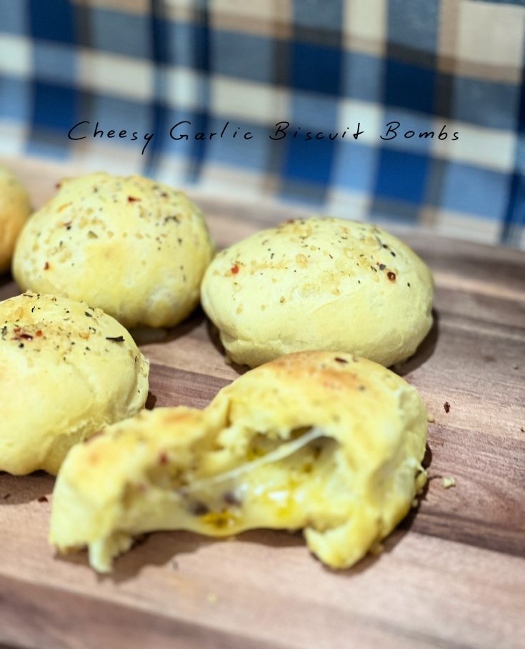 Cheesy Garlic Biscuit Bombs