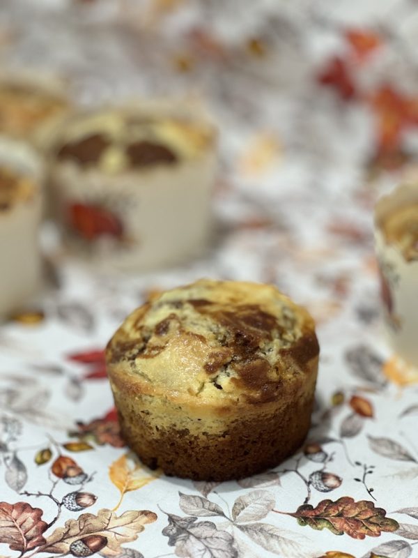 Pumpkin Cream Cheese Swirl Muffins