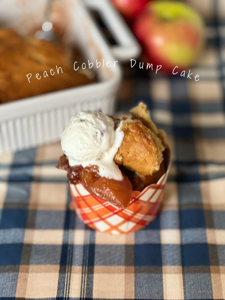 Peach Cobbler Dump Cake 